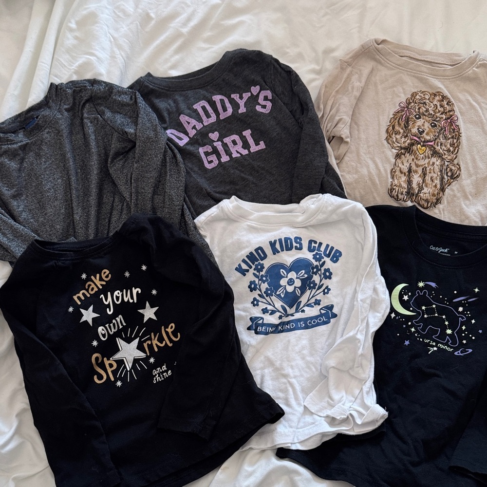 Assorted Graphic Long Sleeve Shirts